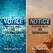 Signmission Private Trail No Trespassing OSHA Notice Sign, Plastic, 10in W x 7in L, 2PK OS-2PACK-NS-P-710-L-17874 - alternate 7